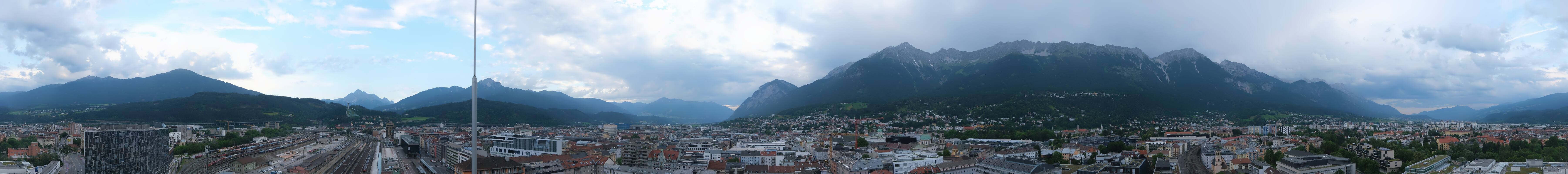 Archiv Foto Webcam Panoramablick - Innsbruck