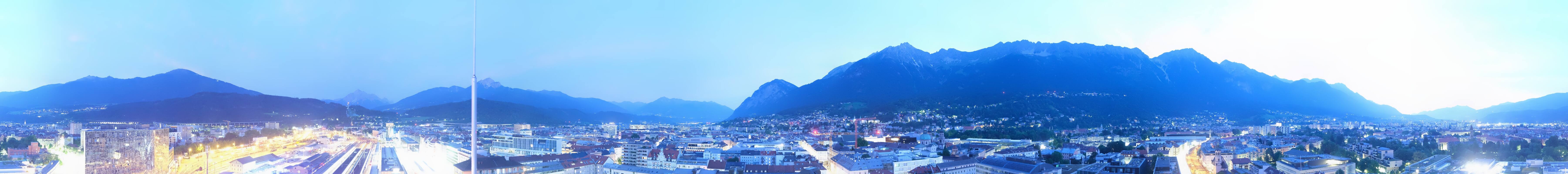 Archiv Foto Webcam Panoramablick - Innsbruck