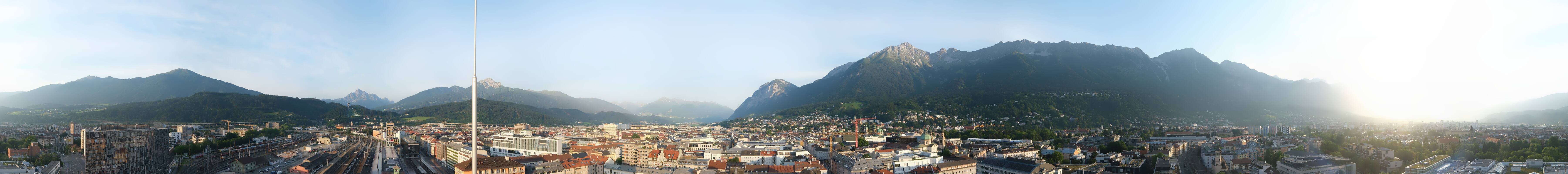 Archiv Foto Webcam Panoramablick - Innsbruck