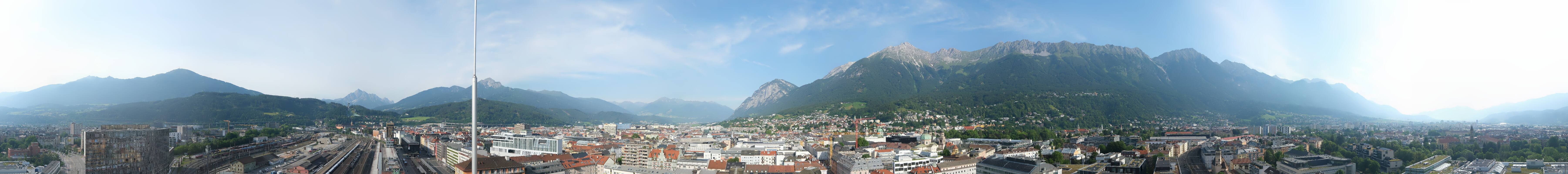 Archiv Foto Webcam Panoramablick - Innsbruck