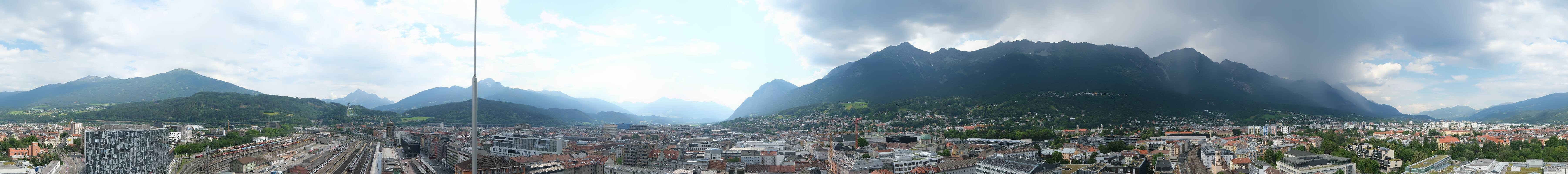 Archiv Foto Webcam Panoramablick - Innsbruck