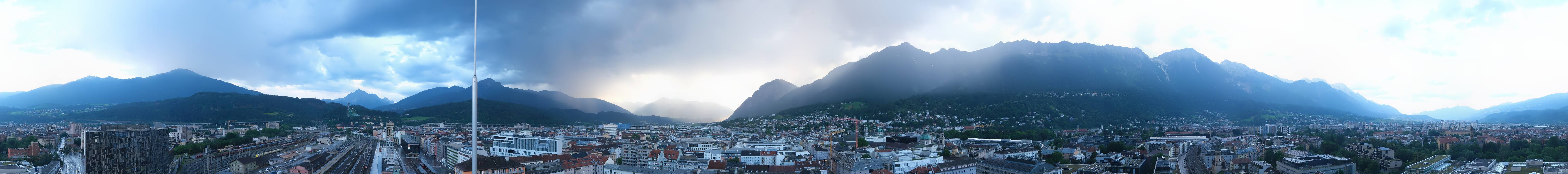 Archiv Foto Webcam Panoramablick - Innsbruck
