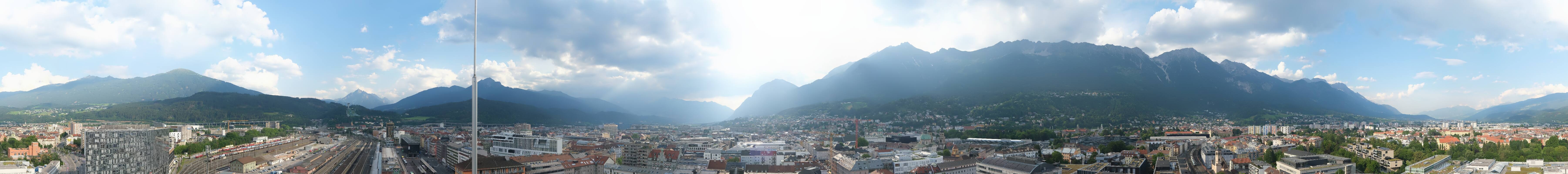 Archiv Foto Webcam Panoramablick - Innsbruck