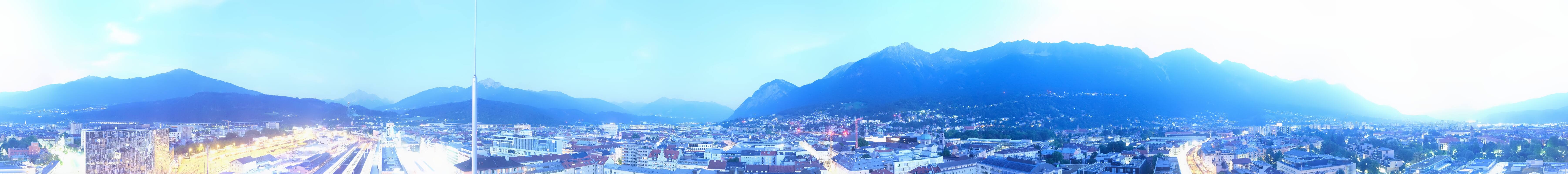 Archiv Foto Webcam Panoramablick - Innsbruck