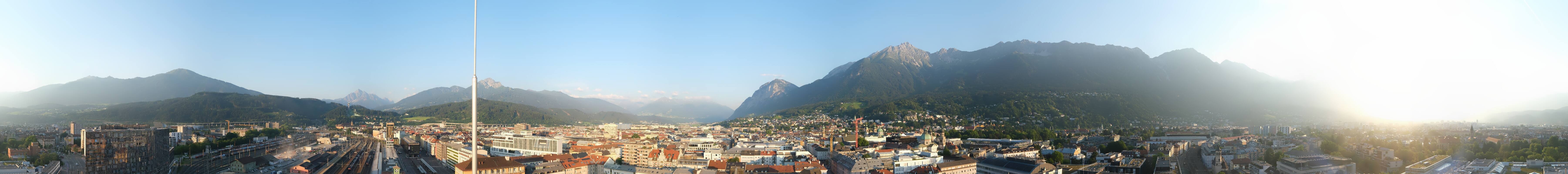 Archiv Foto Webcam Panoramablick - Innsbruck