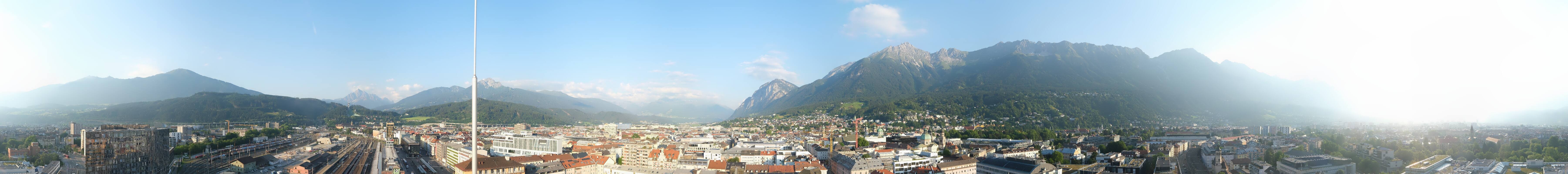 Archiv Foto Webcam Panoramablick - Innsbruck