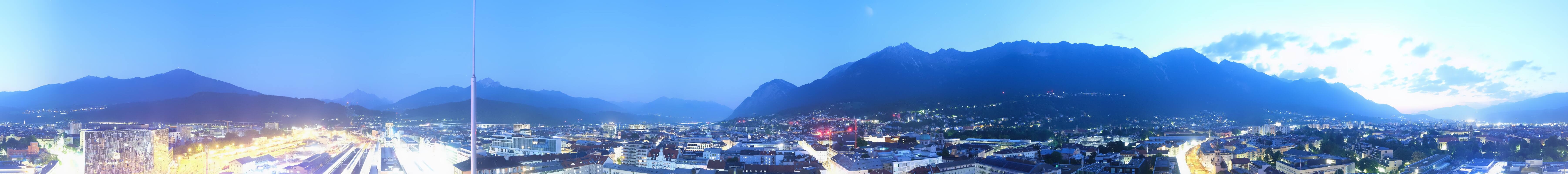 Archiv Foto Webcam Panoramablick - Innsbruck