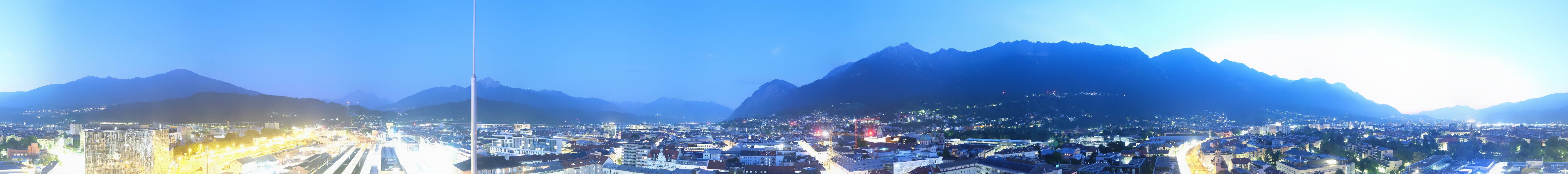 Archiv Foto Webcam Panoramablick - Innsbruck