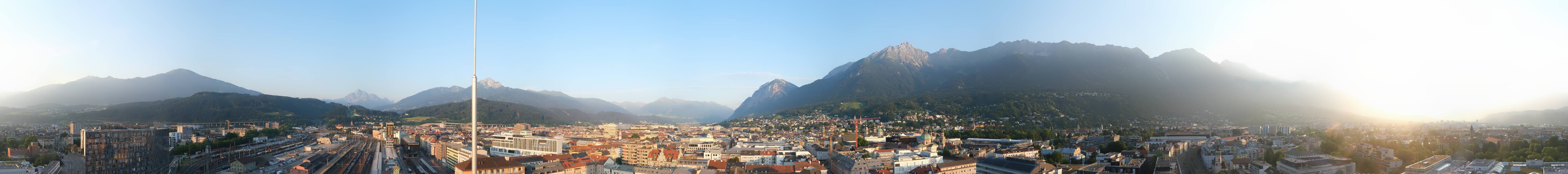 Archiv Foto Webcam Panoramablick - Innsbruck