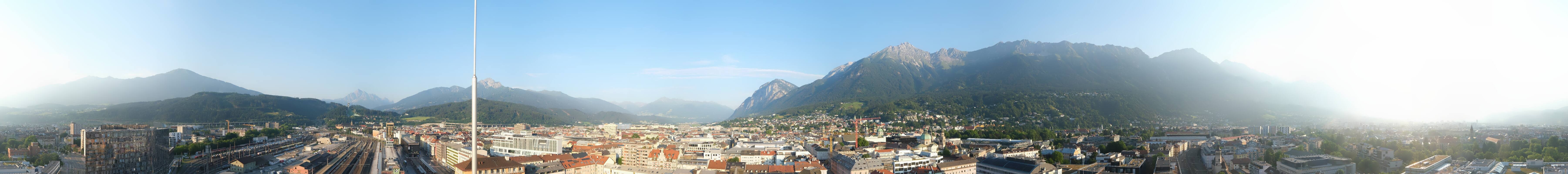 Archiv Foto Webcam Panoramablick - Innsbruck