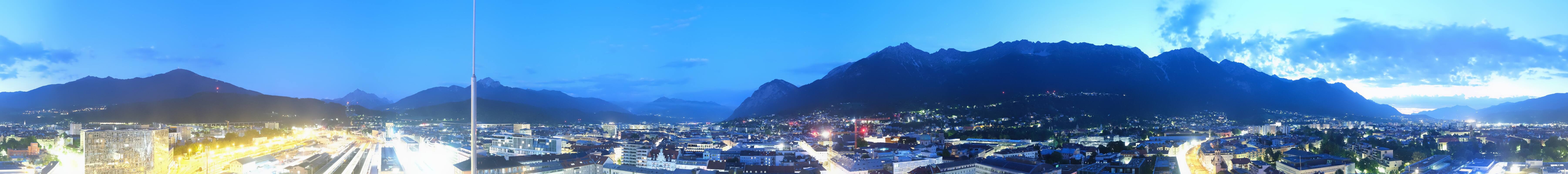 Archiv Foto Webcam Panoramablick - Innsbruck