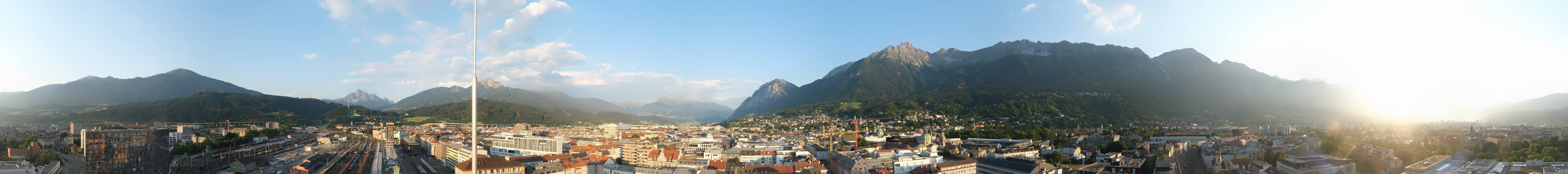 Archiv Foto Webcam Panoramablick - Innsbruck