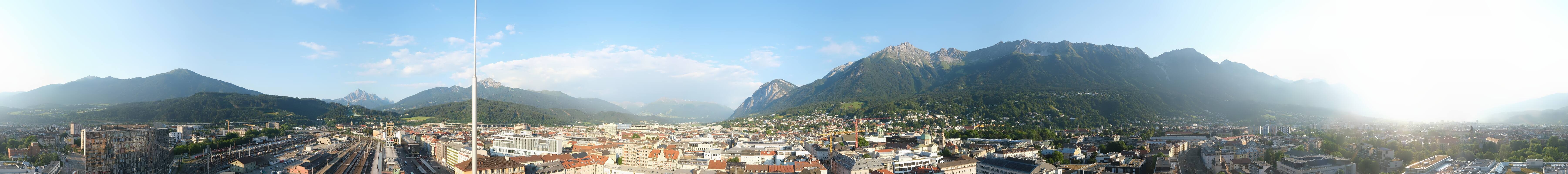 Archiv Foto Webcam Panoramablick - Innsbruck