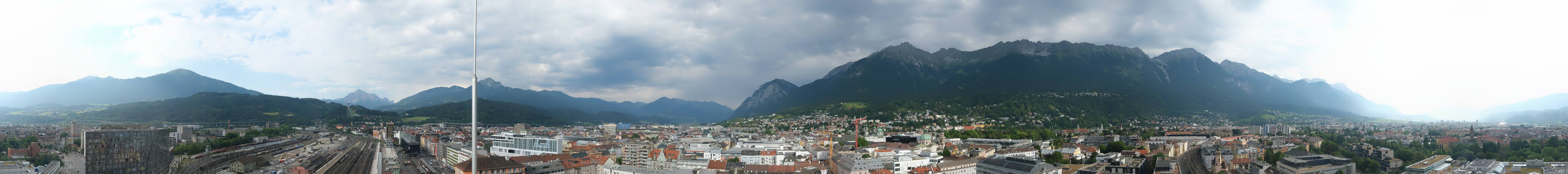 Archiv Foto Webcam Panoramablick - Innsbruck