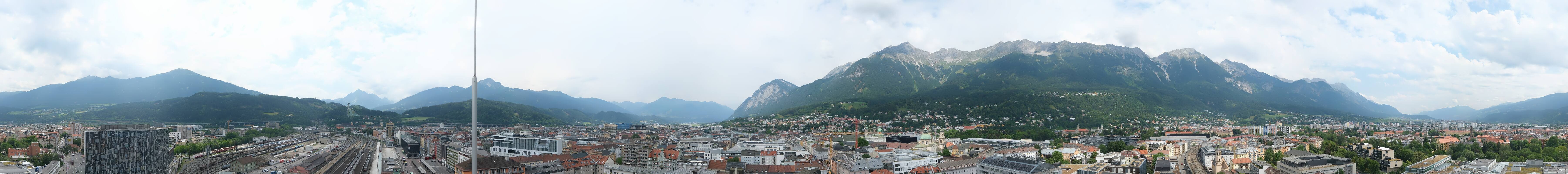 Archiv Foto Webcam Panoramablick - Innsbruck