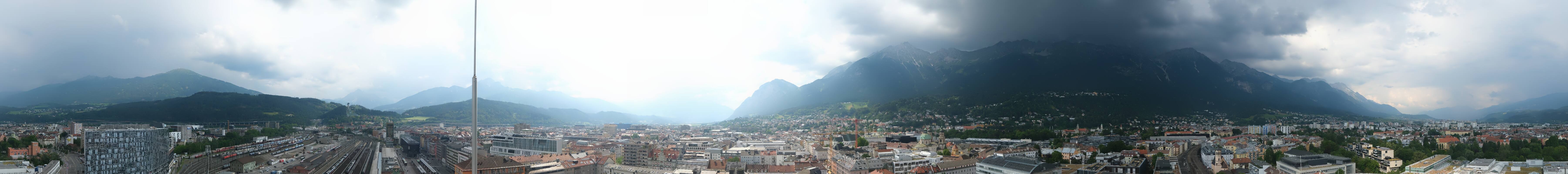 Archiv Foto Webcam Panoramablick - Innsbruck