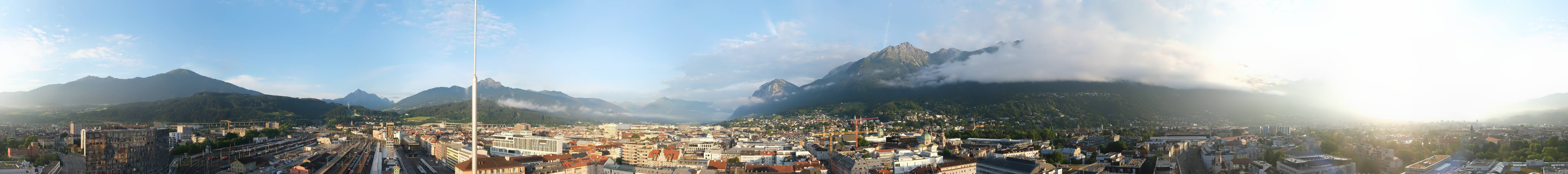 Archiv Foto Webcam Panoramablick - Innsbruck