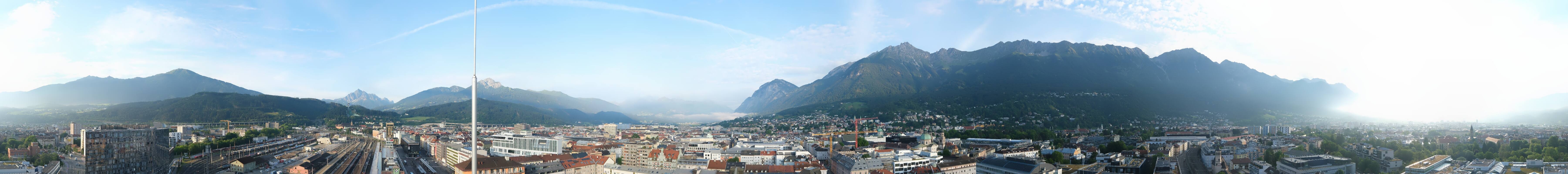 Archiv Foto Webcam Panoramablick - Innsbruck