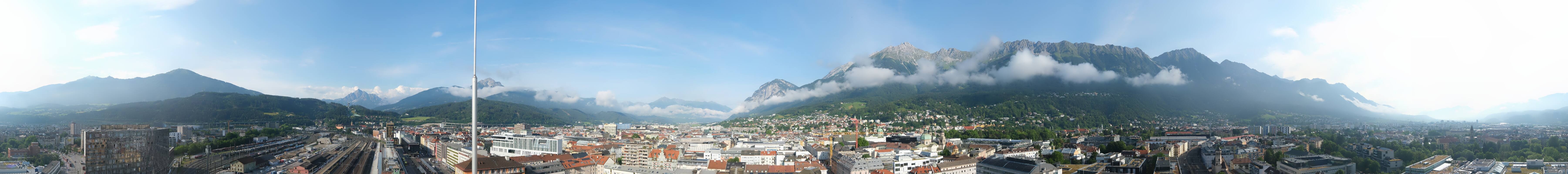Archiv Foto Webcam Panoramablick - Innsbruck