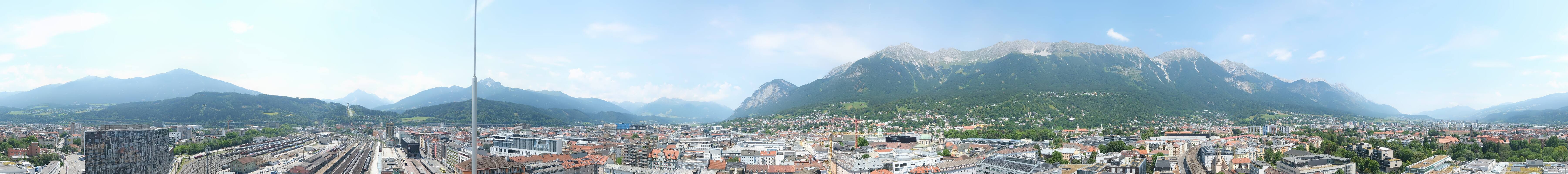 Archiv Foto Webcam Panoramablick - Innsbruck