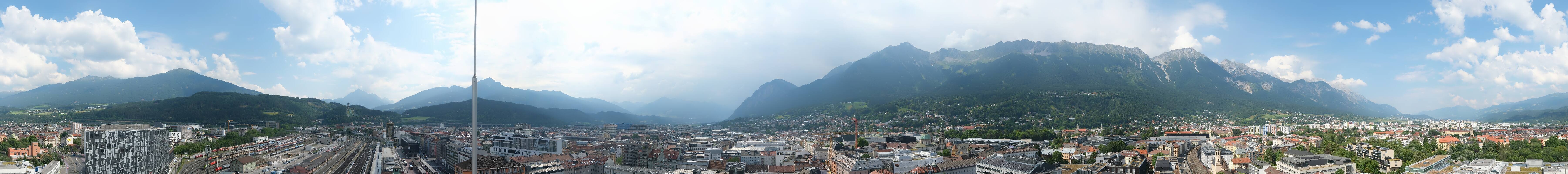 Archiv Foto Webcam Panoramablick - Innsbruck