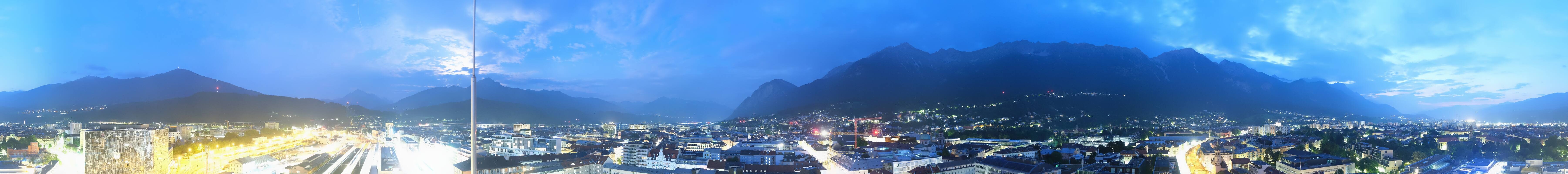 Archiv Foto Webcam Panoramablick - Innsbruck