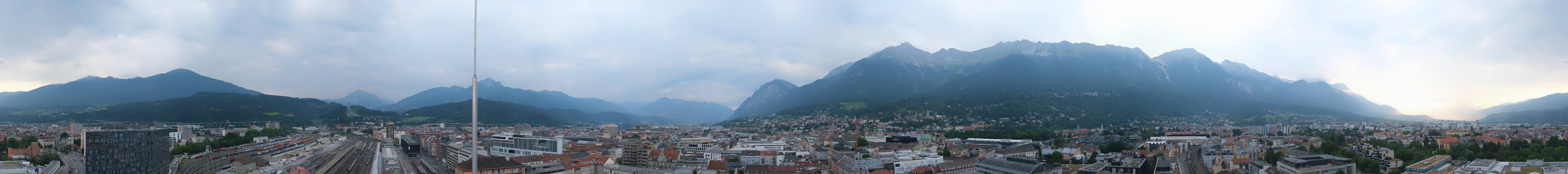 Archiv Foto Webcam Panoramablick - Innsbruck