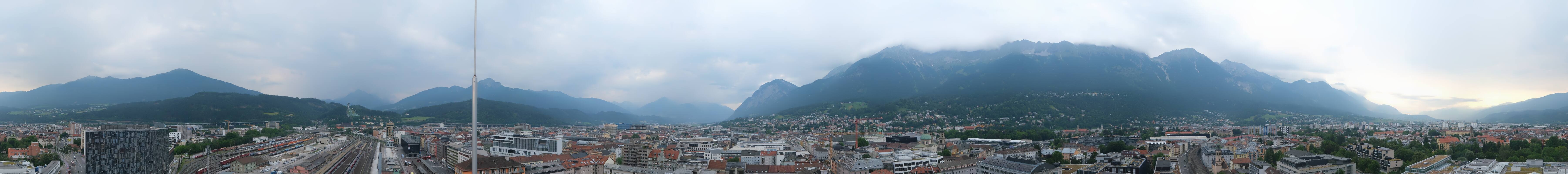 Archiv Foto Webcam Panoramablick - Innsbruck