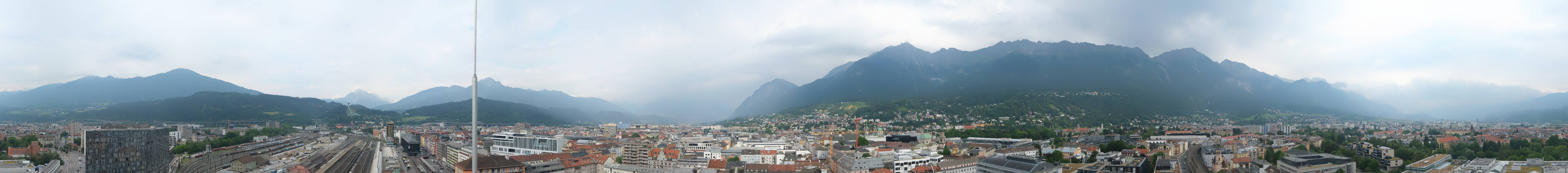 Archiv Foto Webcam Panoramablick - Innsbruck