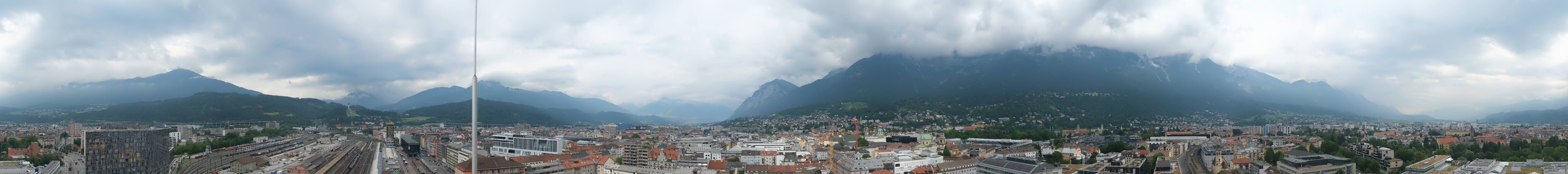 Archiv Foto Webcam Panoramablick - Innsbruck