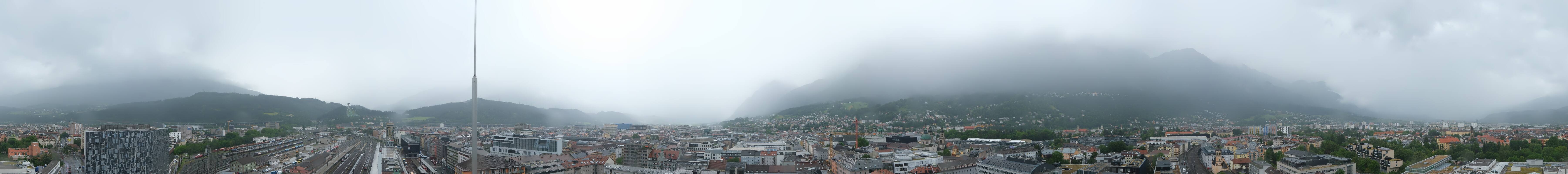 Archiv Foto Webcam Panoramablick - Innsbruck