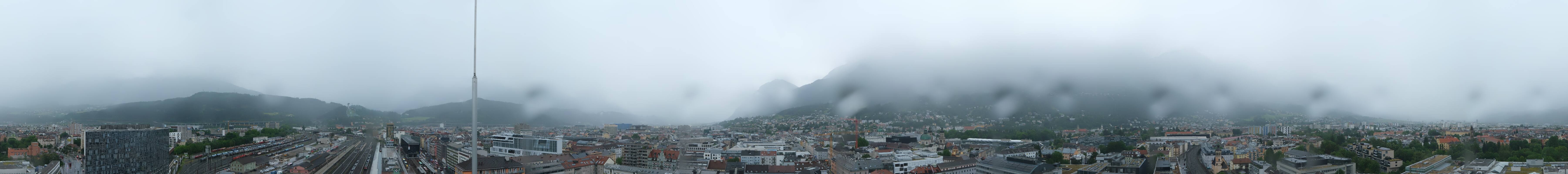 Archiv Foto Webcam Panoramablick - Innsbruck