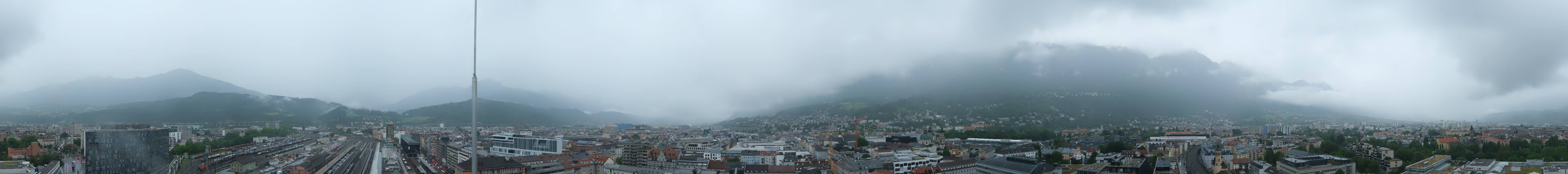 Archiv Foto Webcam Panoramablick - Innsbruck