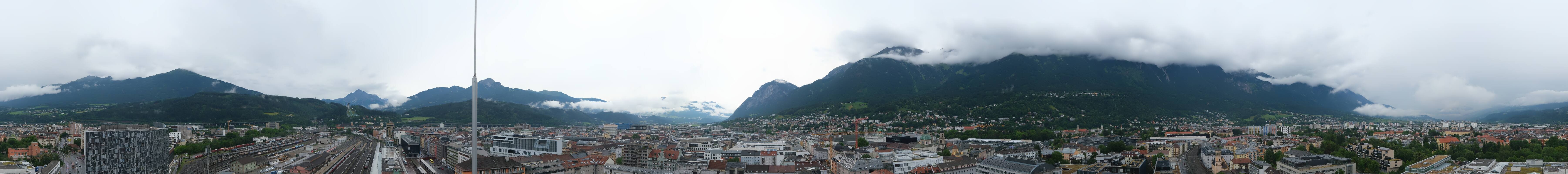 Archiv Foto Webcam Panoramablick - Innsbruck