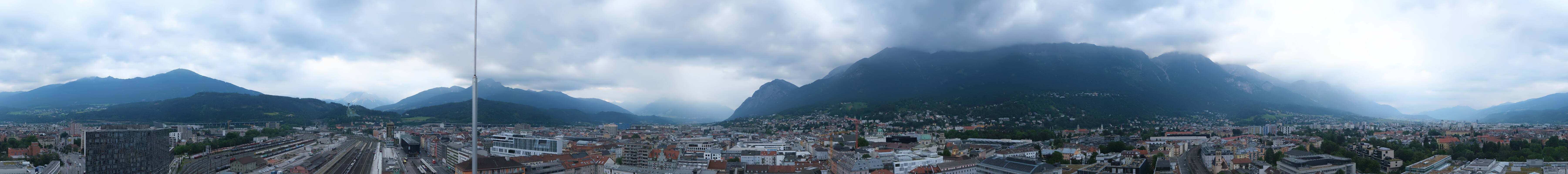 Archiv Foto Webcam Panoramablick - Innsbruck