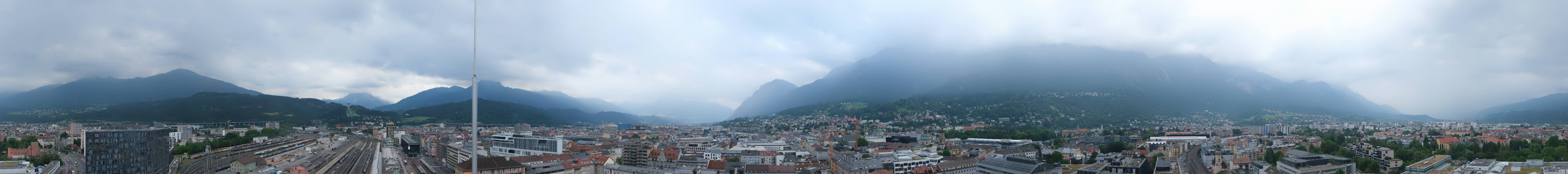 Archiv Foto Webcam Panoramablick - Innsbruck