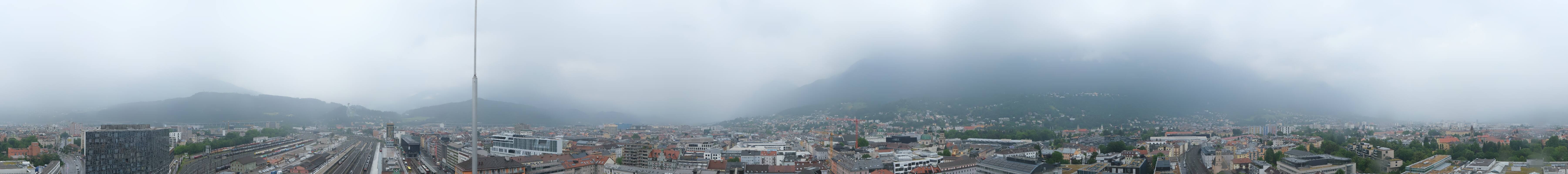 Archiv Foto Webcam Panoramablick - Innsbruck