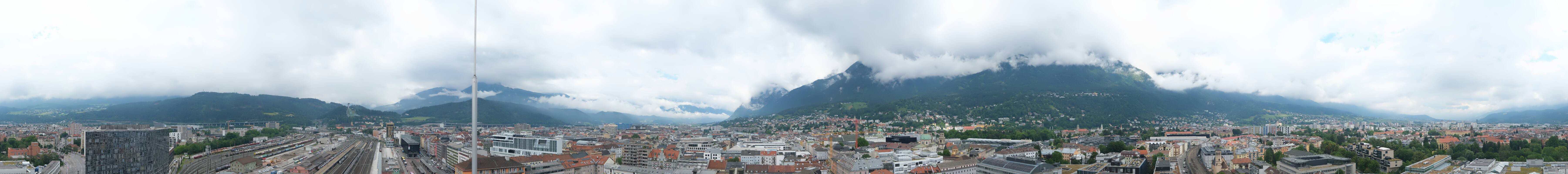 Archiv Foto Webcam Panoramablick - Innsbruck