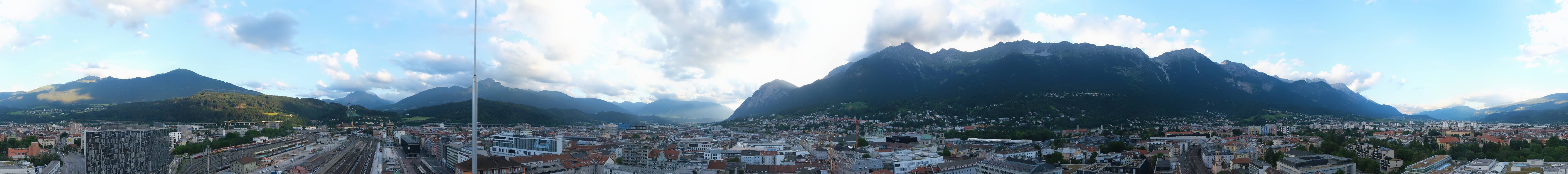 Archiv Foto Webcam Panoramablick - Innsbruck