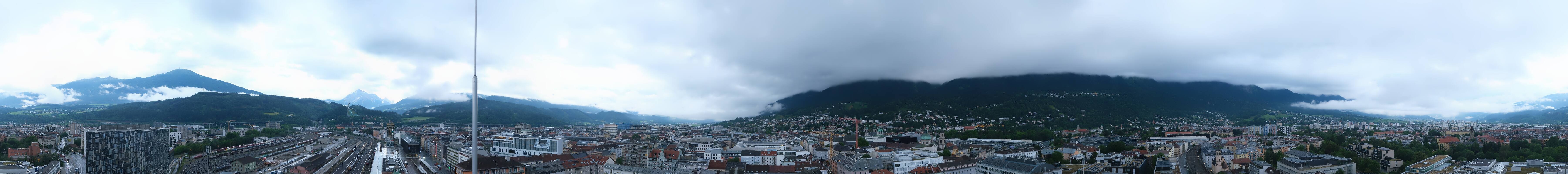 Archiv Foto Webcam Panoramablick - Innsbruck