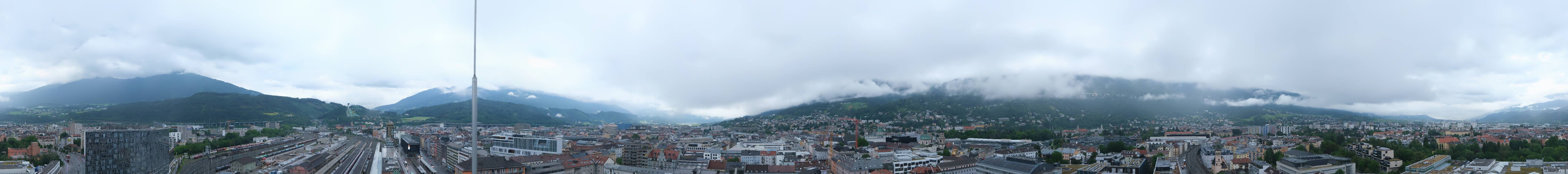 Archiv Foto Webcam Panoramablick - Innsbruck
