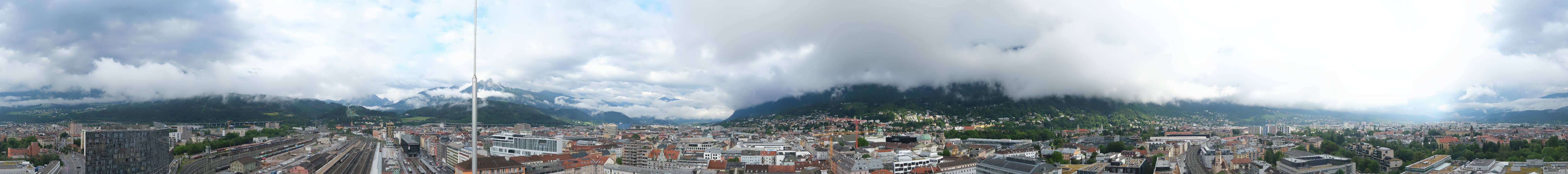 Archiv Foto Webcam Panoramablick - Innsbruck