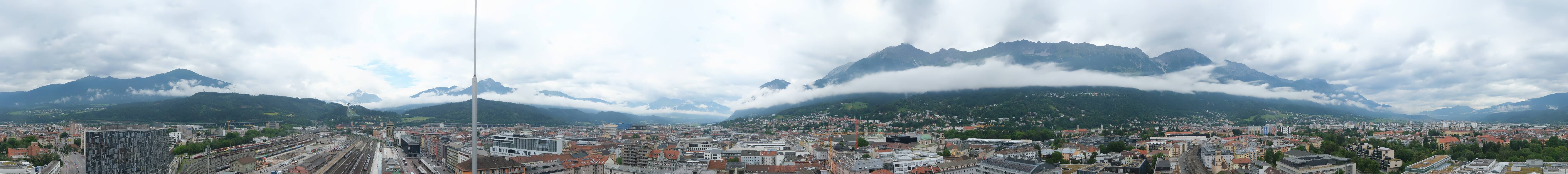 Archiv Foto Webcam Panoramablick - Innsbruck