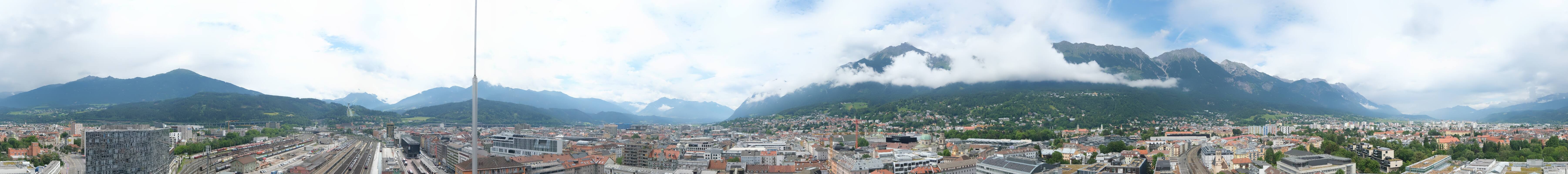 Archiv Foto Webcam Panoramablick - Innsbruck