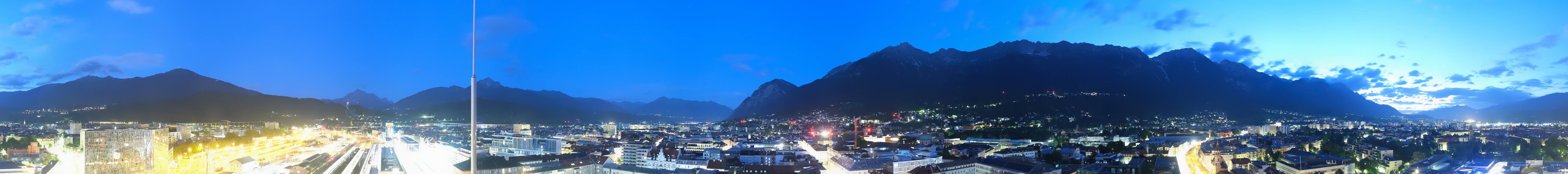 Archiv Foto Webcam Panoramablick - Innsbruck