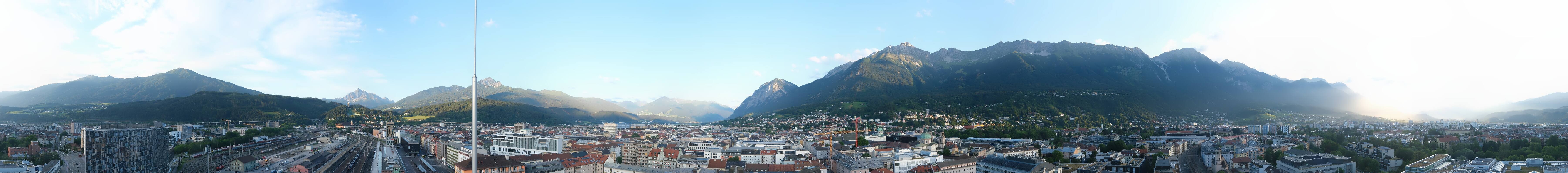 Archiv Foto Webcam Panoramablick - Innsbruck