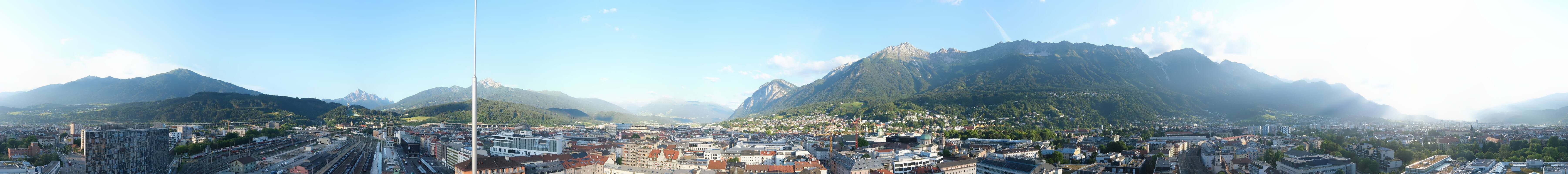 Archiv Foto Webcam Panoramablick - Innsbruck