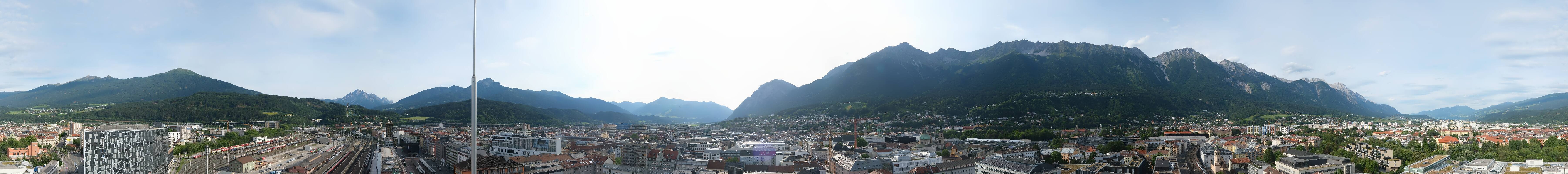 Archiv Foto Webcam Panoramablick - Innsbruck
