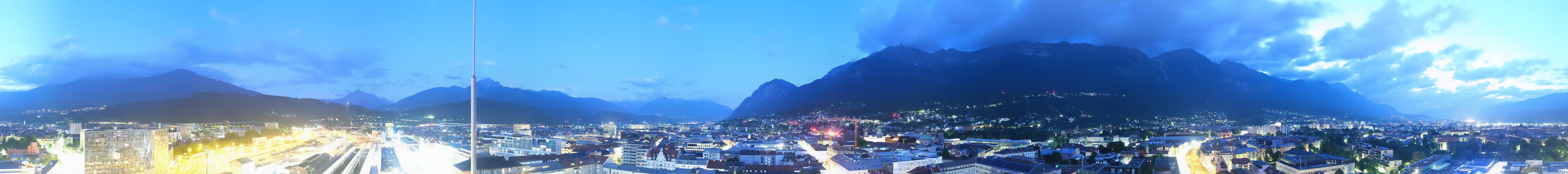 Archiv Foto Webcam Panoramablick - Innsbruck