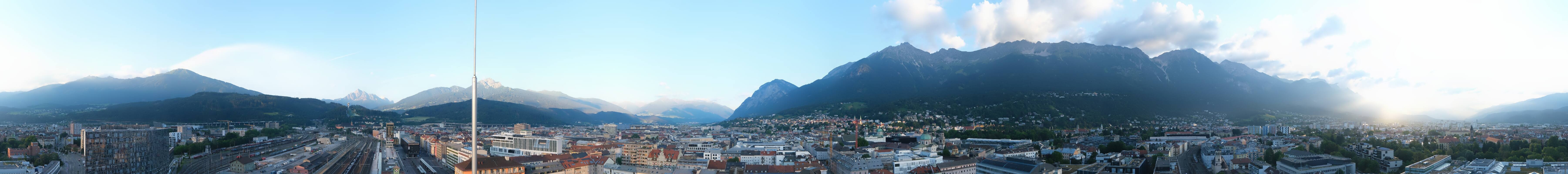 Archiv Foto Webcam Panoramablick - Innsbruck